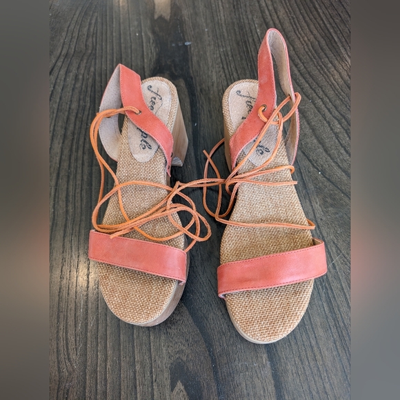 Free People Aurora tie wrap clogs - Picture 3 of 13